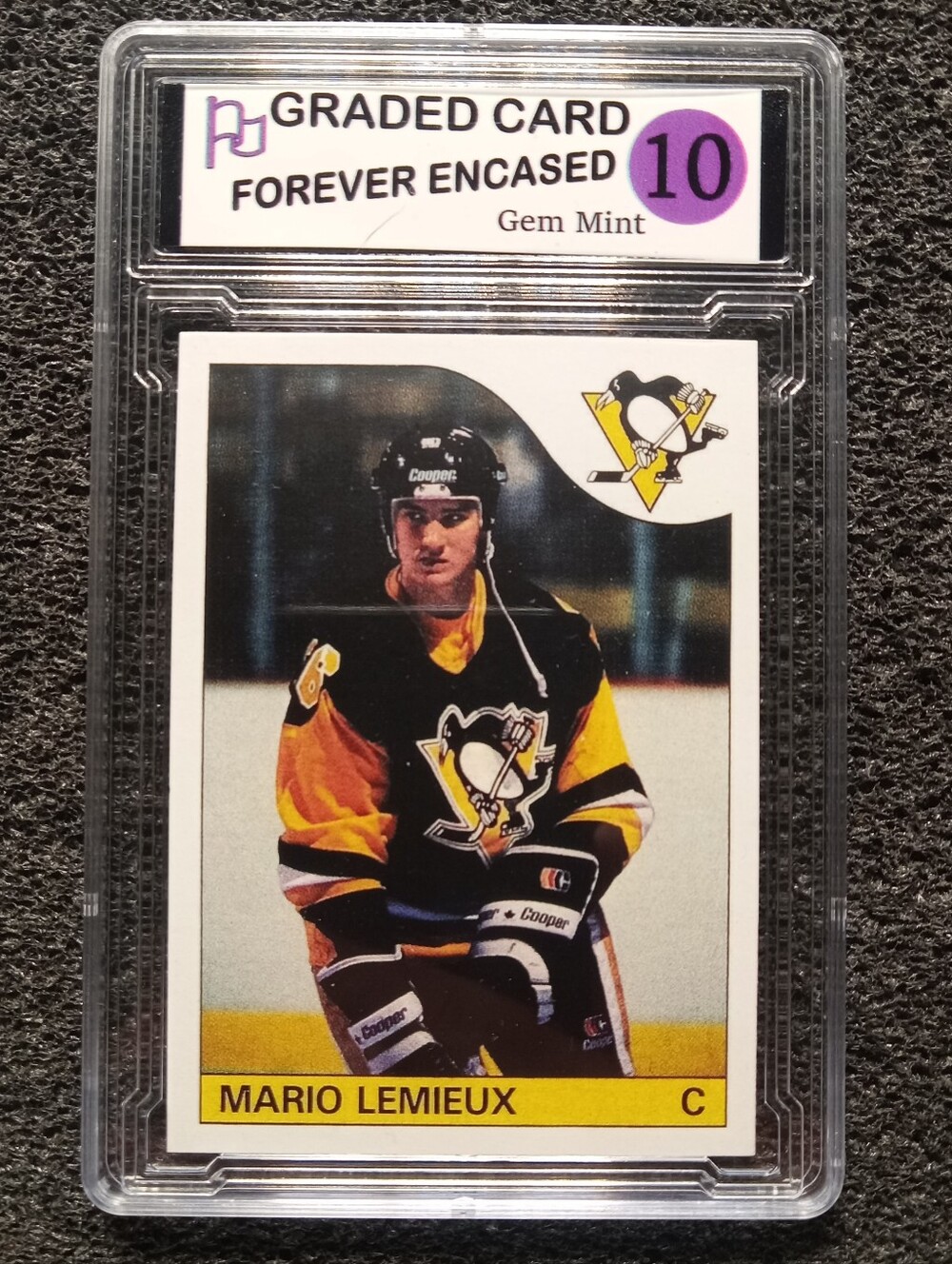 Mario Lemieux Pengiues HOF Hockey Rookie Card